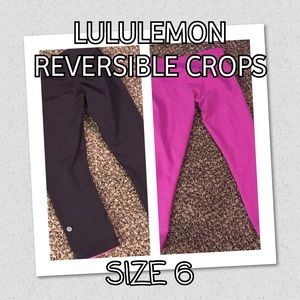 Lululemon WU Reversible Crops 6